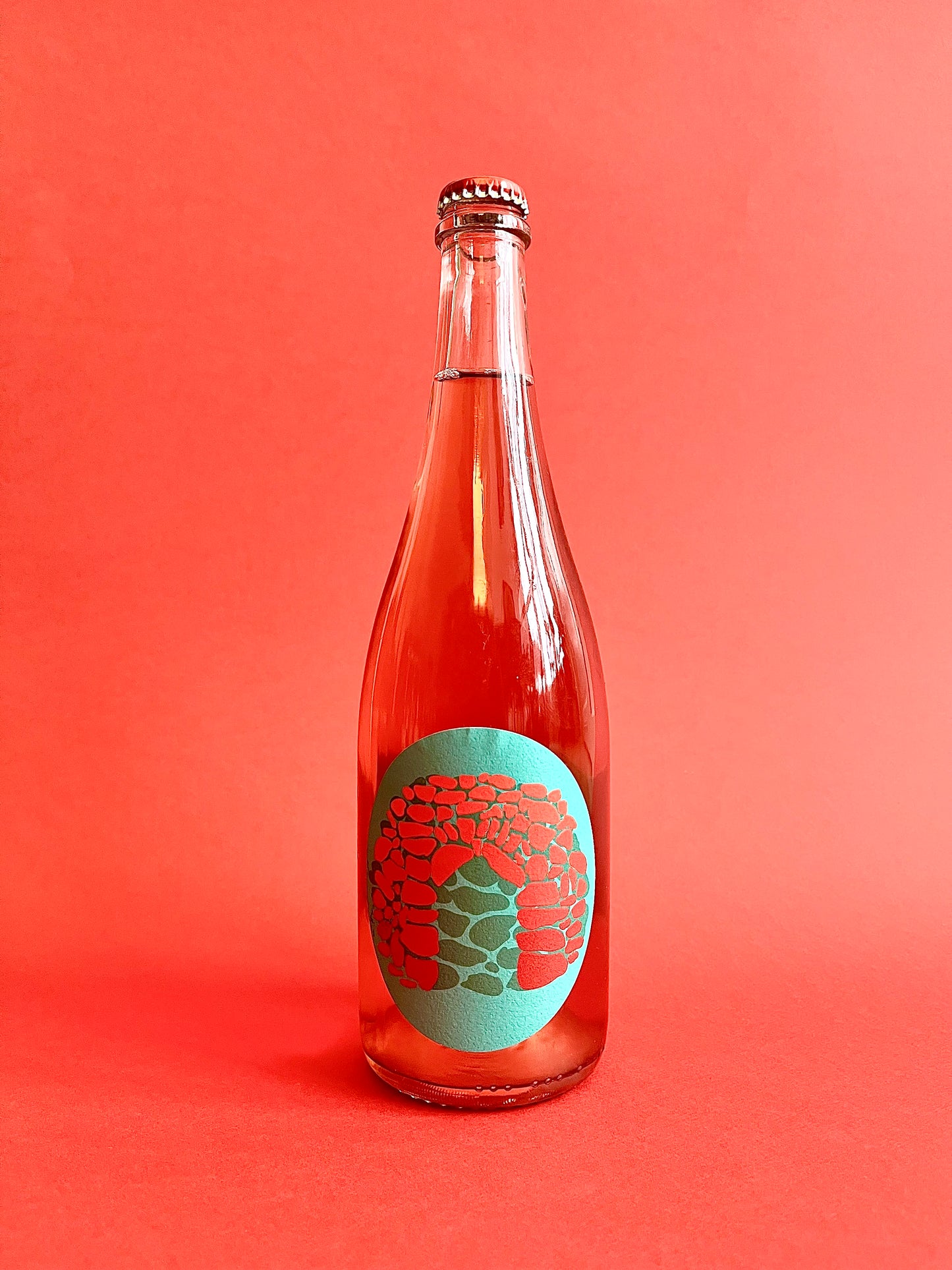 rose wine with bubbles