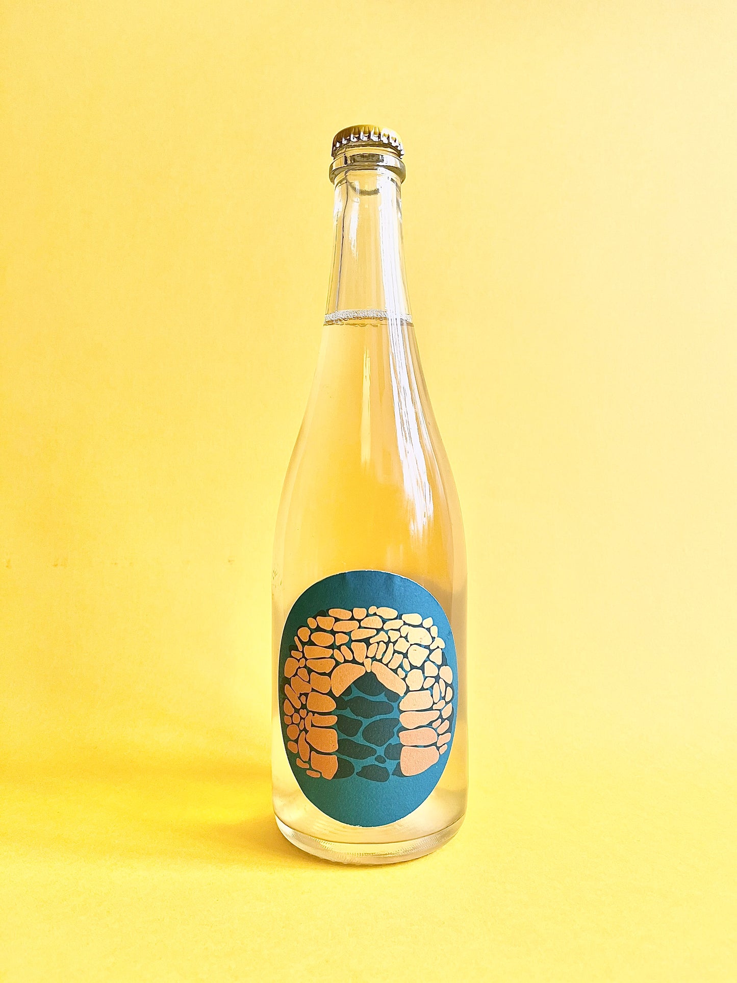 white wine with bubbles